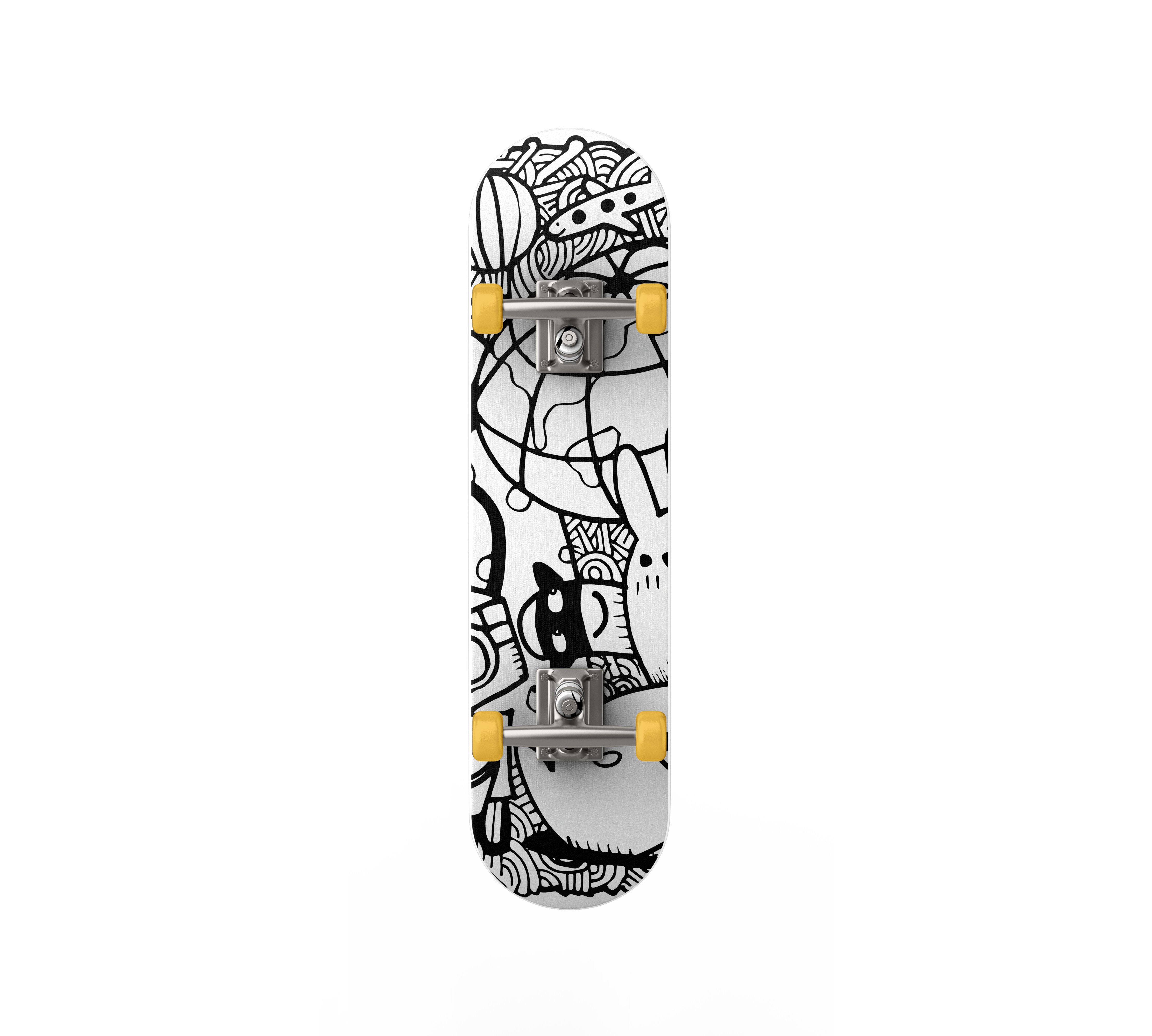 ZOO 001 DOT 7PLY 8.25IN MONOCHROME // DECKS