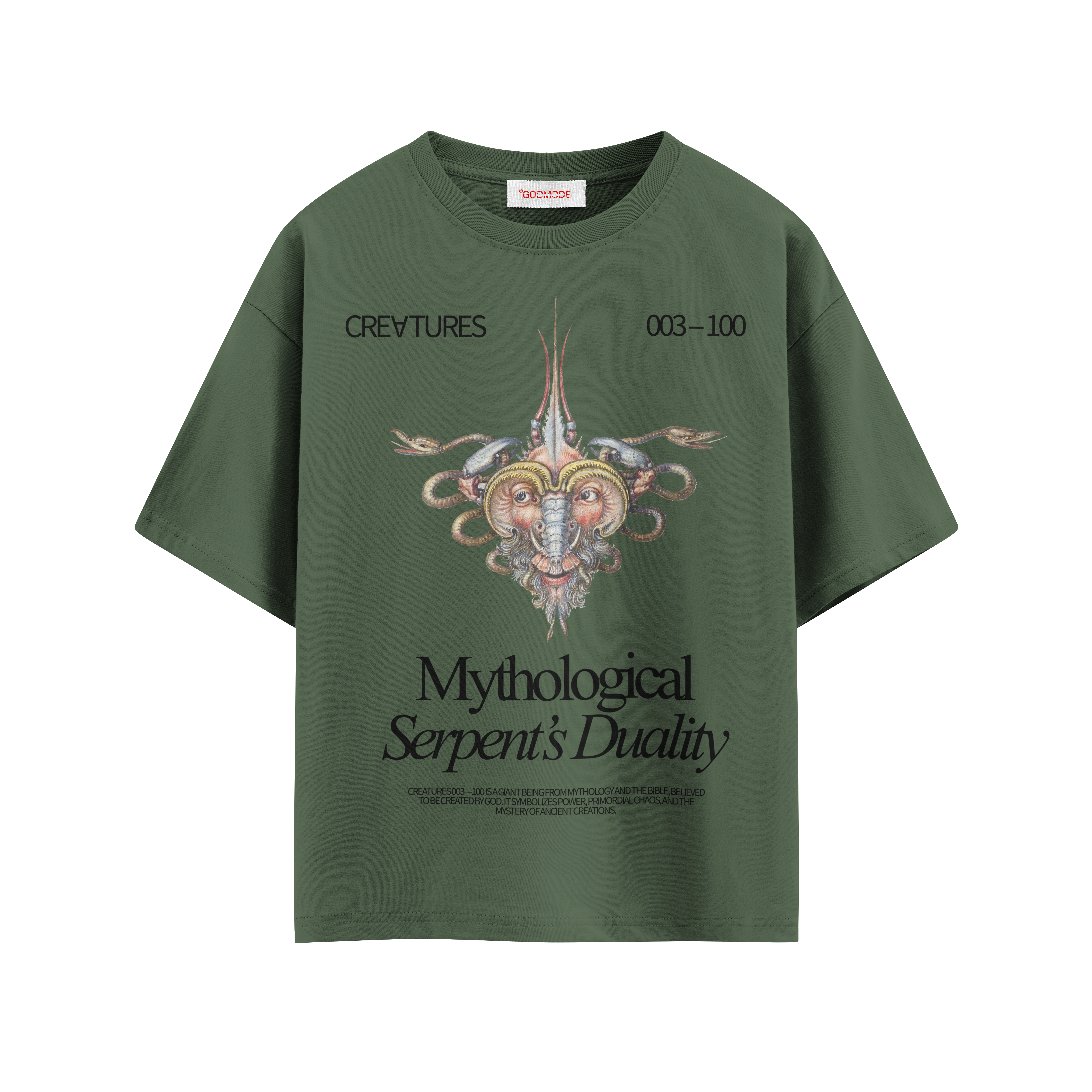 CREATURES 003 -- 100 MULTI // T-SHIRT