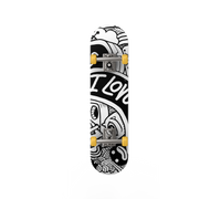 ZOO 002 DOT 7PLY 8.25IN MONOCHROME // DECKS