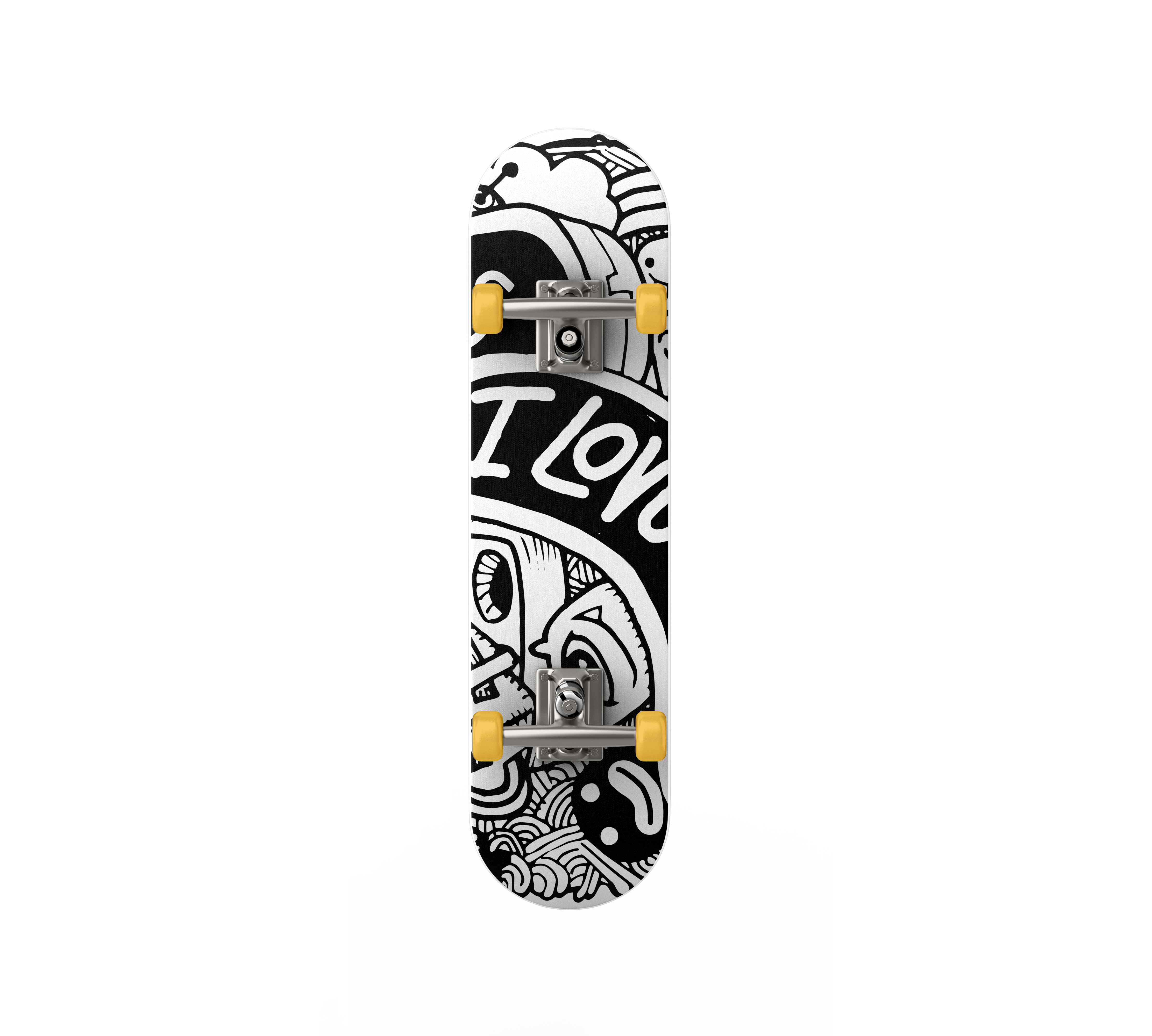 ZOO 002 DOT 7PLY 8.25IN MONOCHROME // DECKS