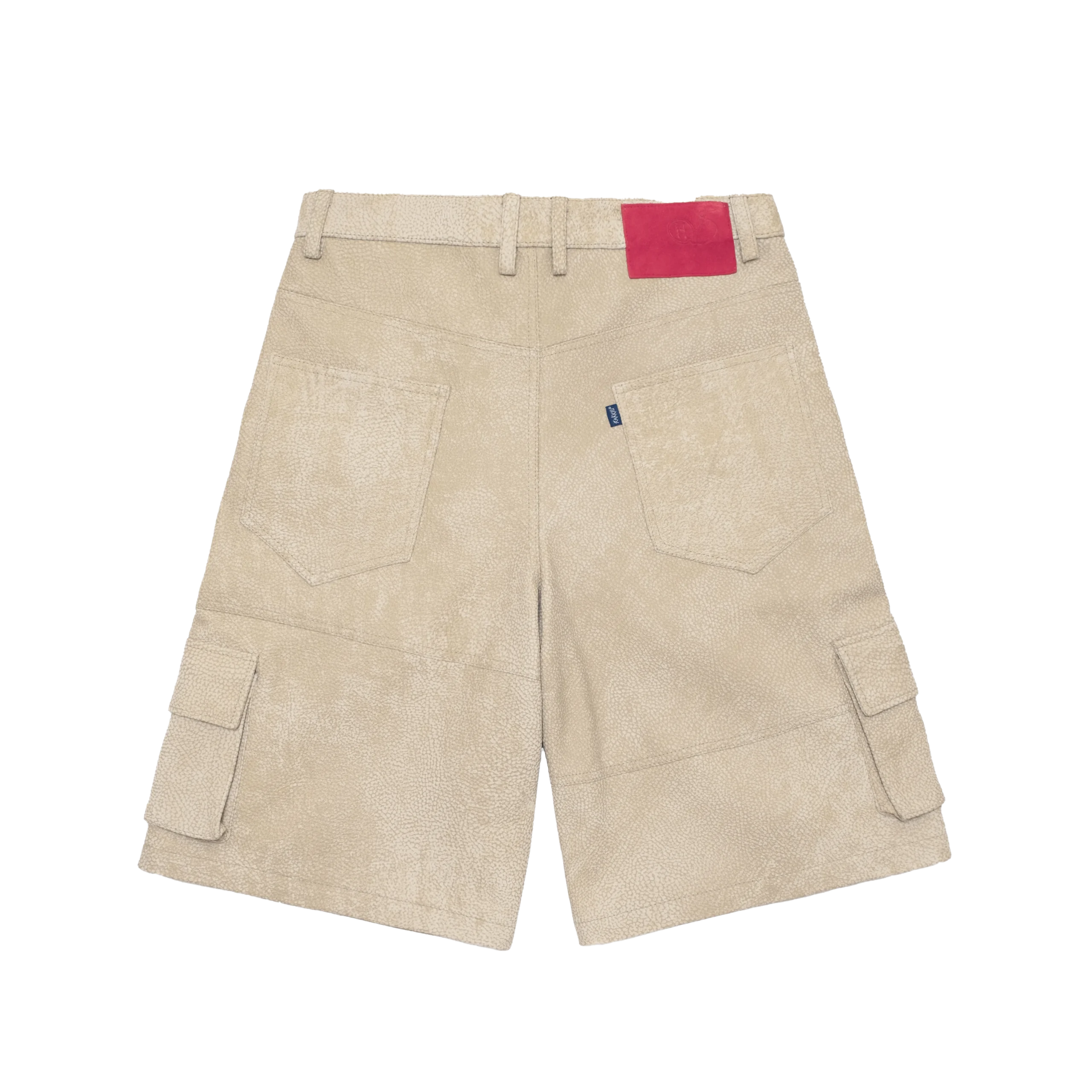 20 LEATHER SHORTS BEIGE // SHORTS