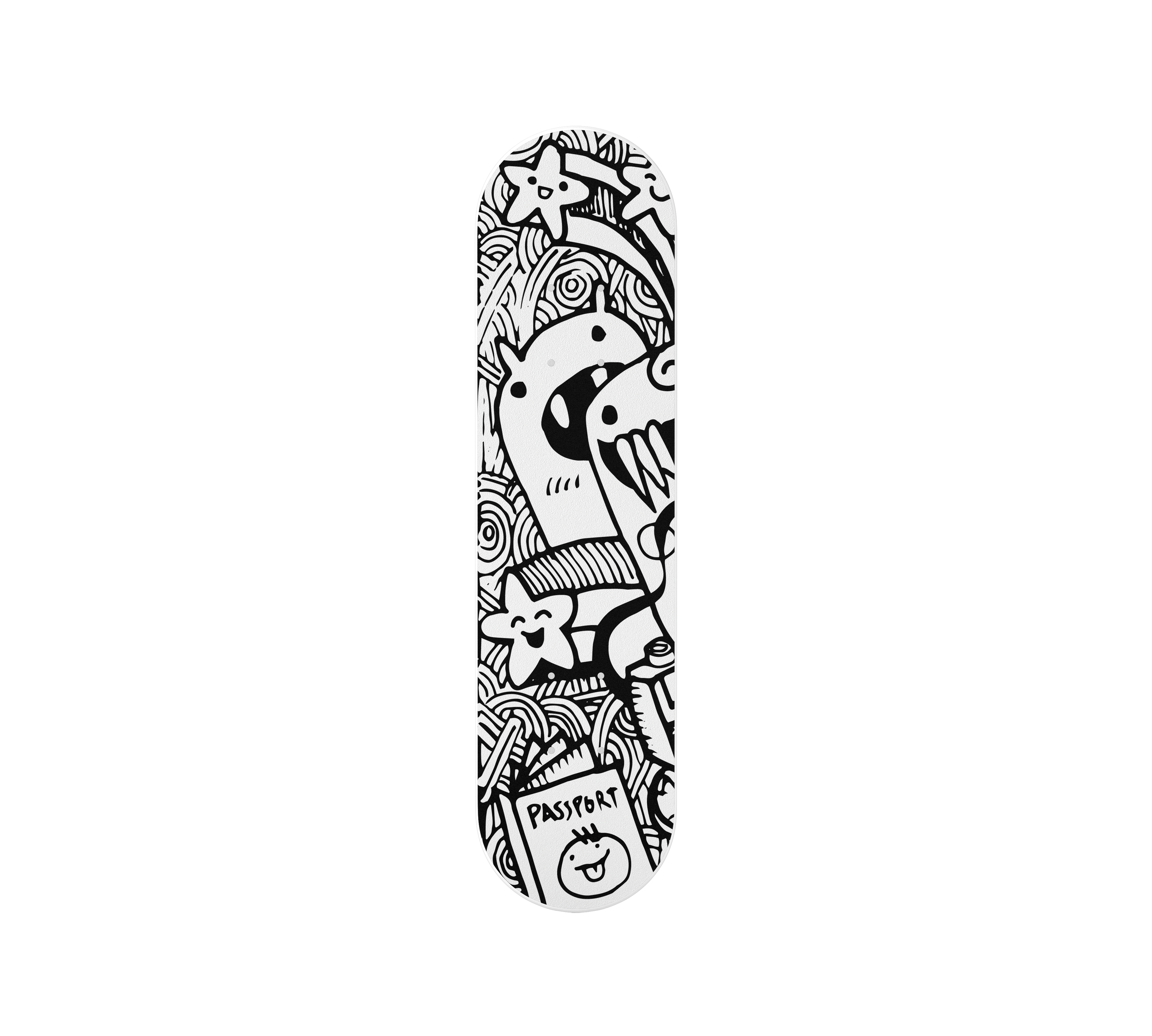 ZOO 001 DOT 7PLY 8.25IN MONOCHROME // DECKS
