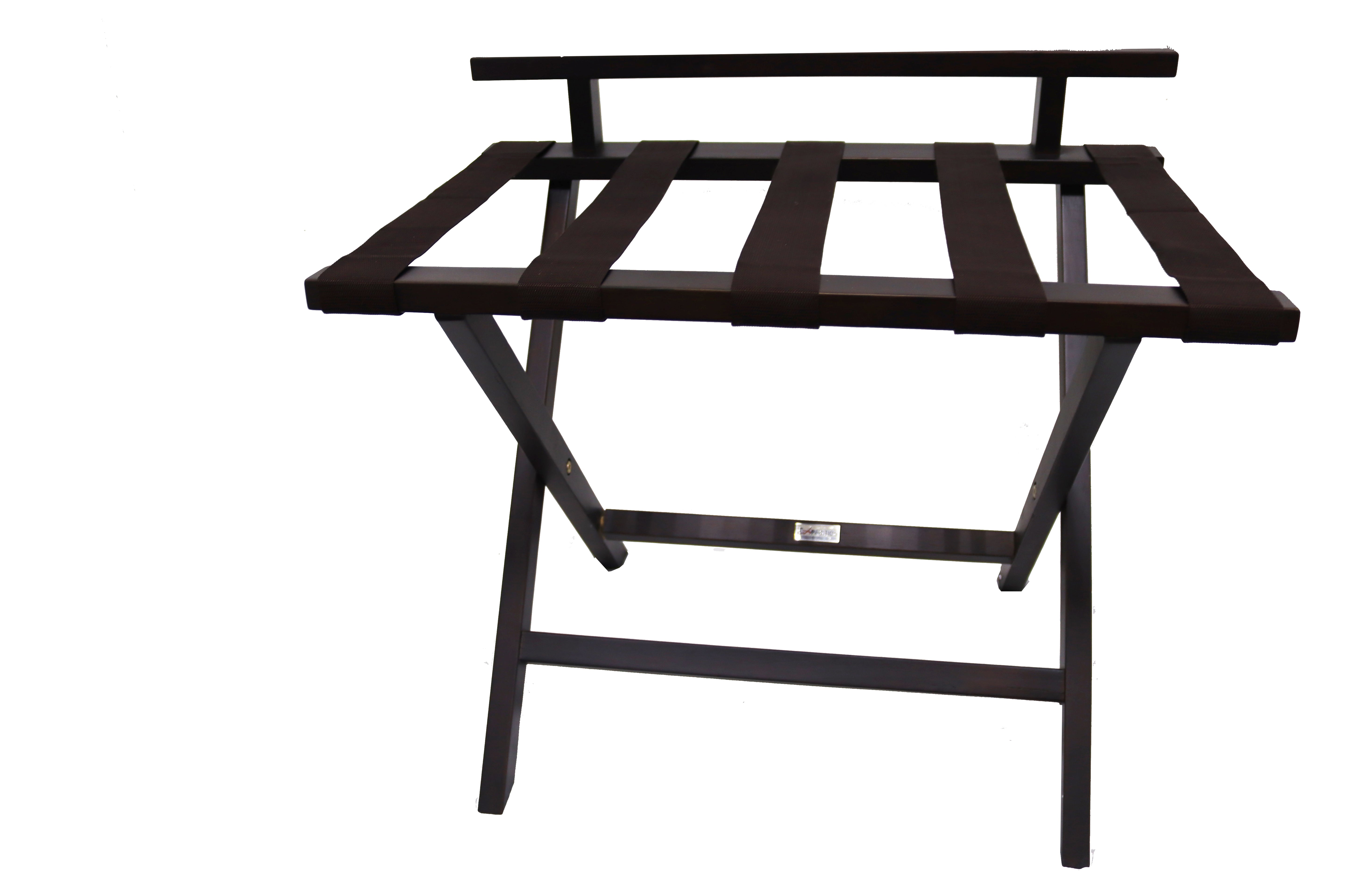 Foldable wooden luggage rack 70x48.5x51x10cm