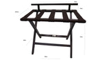 Foldable wooden luggage rack 70x48.5x51x10cm