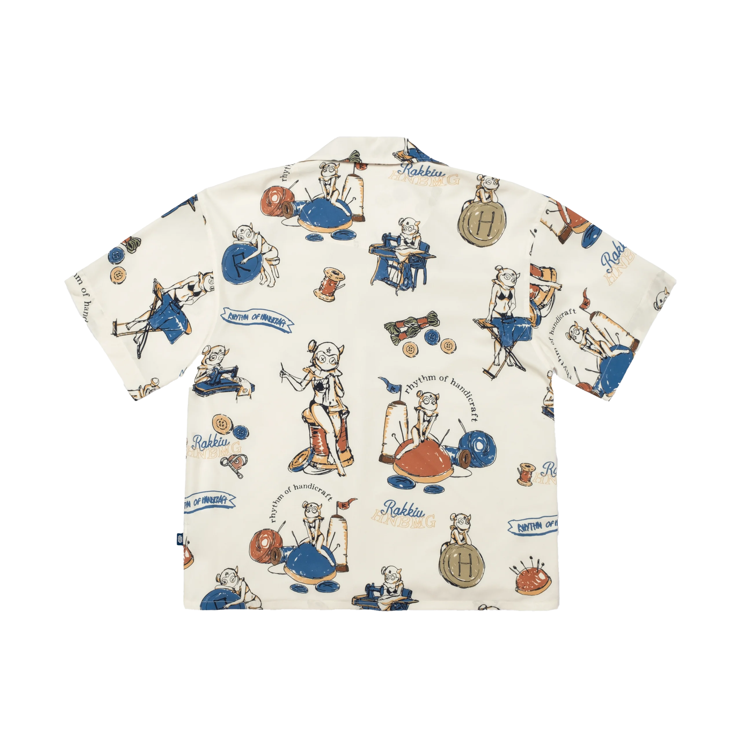 09 HAWAIIAN WHITE // SHIRT